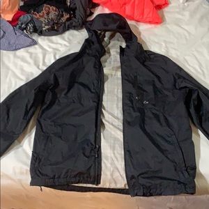Men’s black wind breaker jacket